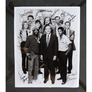 Vintage Facsimile Signed Autographed Cast Photo‎ Hill Street Blues